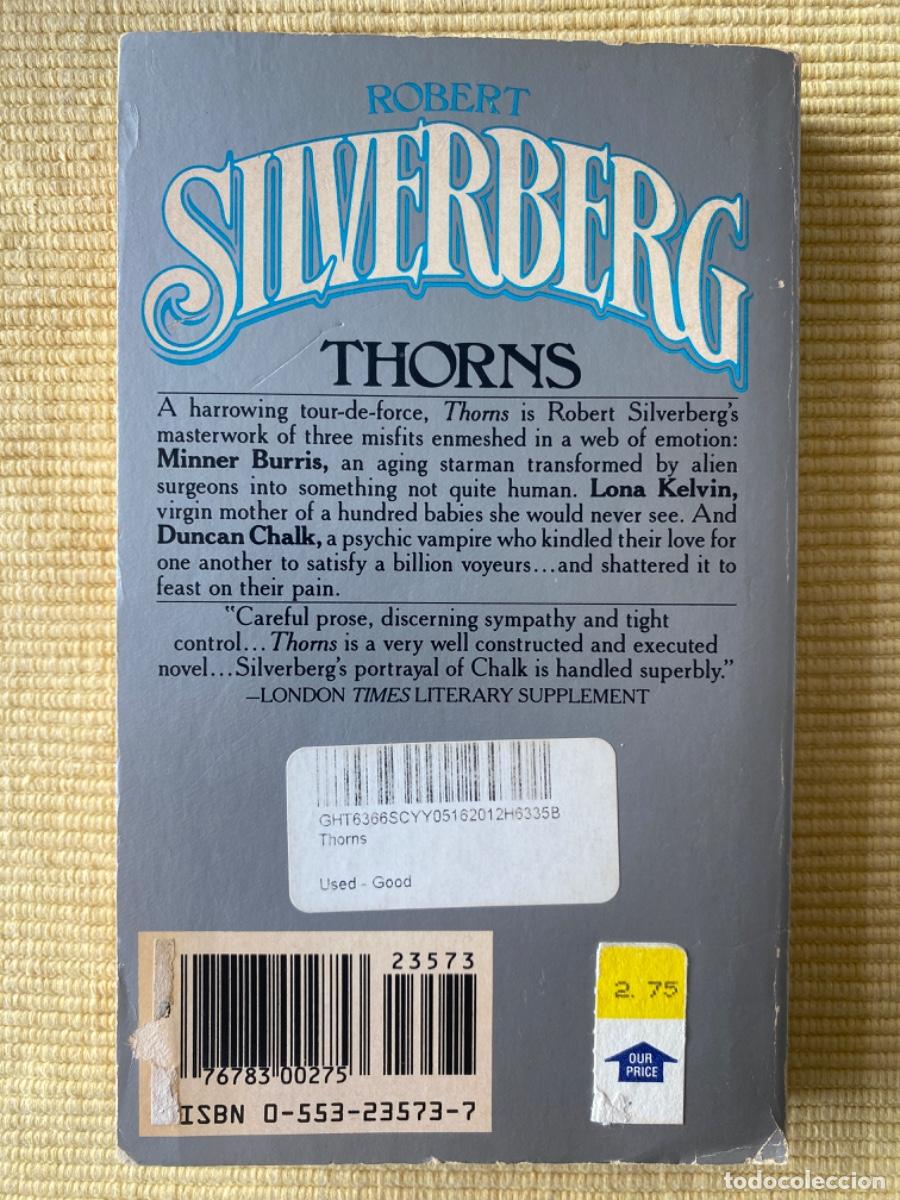 Libros de segunda mano: LIBRO &ldquo;THORNS&rdquo; de ROBERT SILVERBERG, en ingl&eacute;s - Foto 2