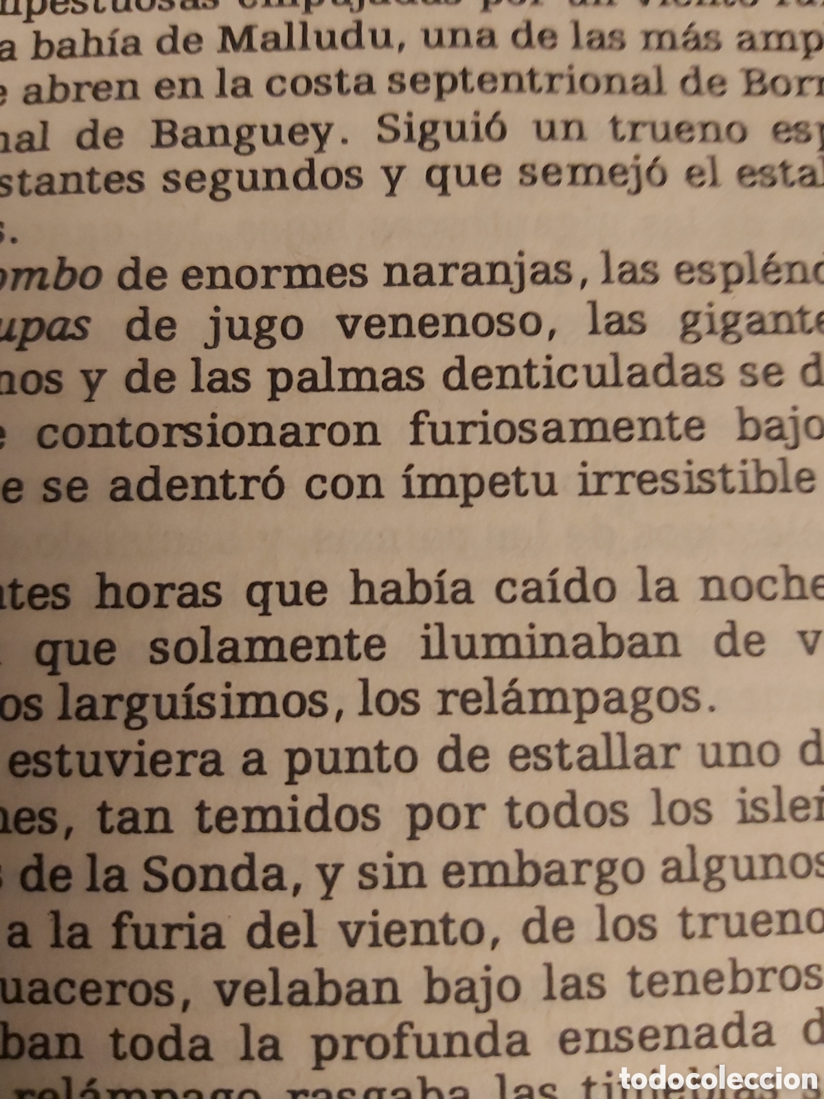 Libros de segunda mano: SANDOKAN $ E. SALGARI $ EDICIONES ORBIS $ 1987 - Foto 5