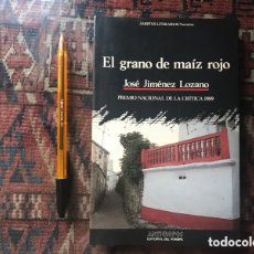 Libros de segunda mano: EL GRANO DE MAÍZ ROJO. JOSÉ JIMÉNEZ LOZANO. ANTHROPOS.