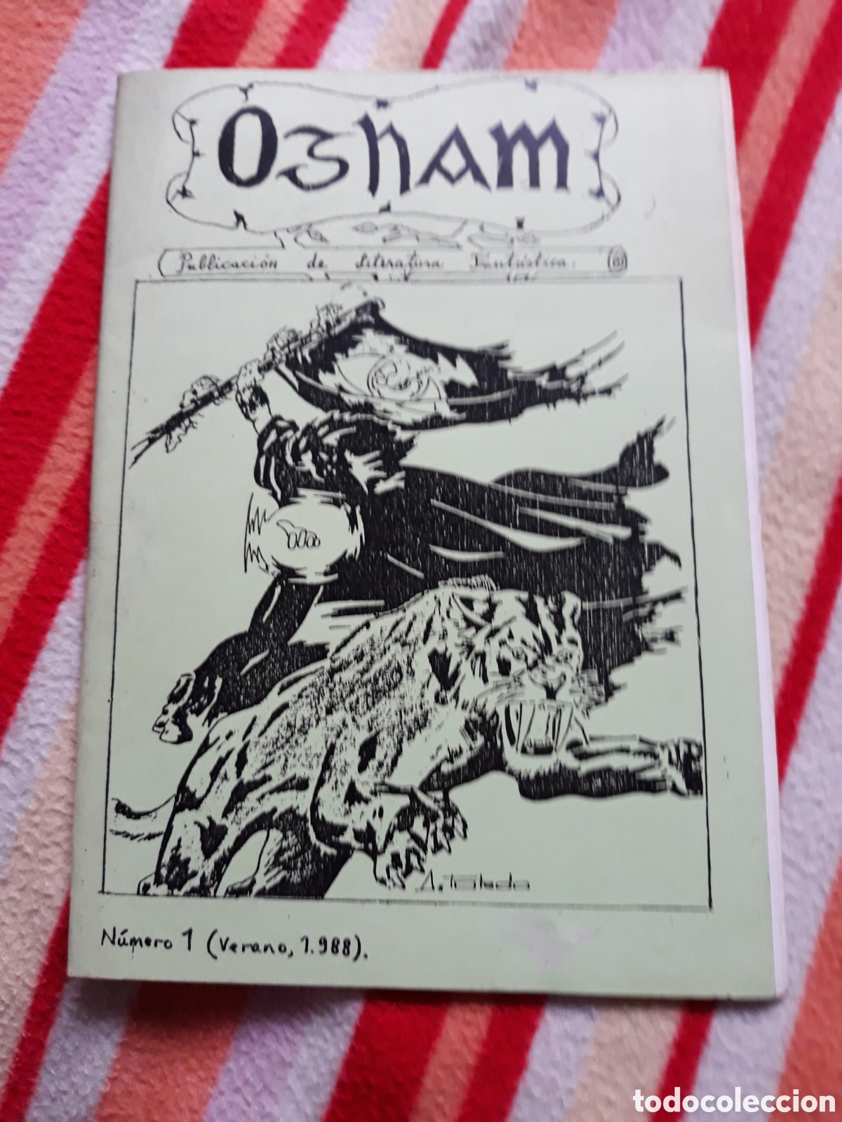 Libros de segunda mano: OSHAM N&ordm; 1 Fanzine de Literatura Fant&aacute;stica - VERANO, 1988