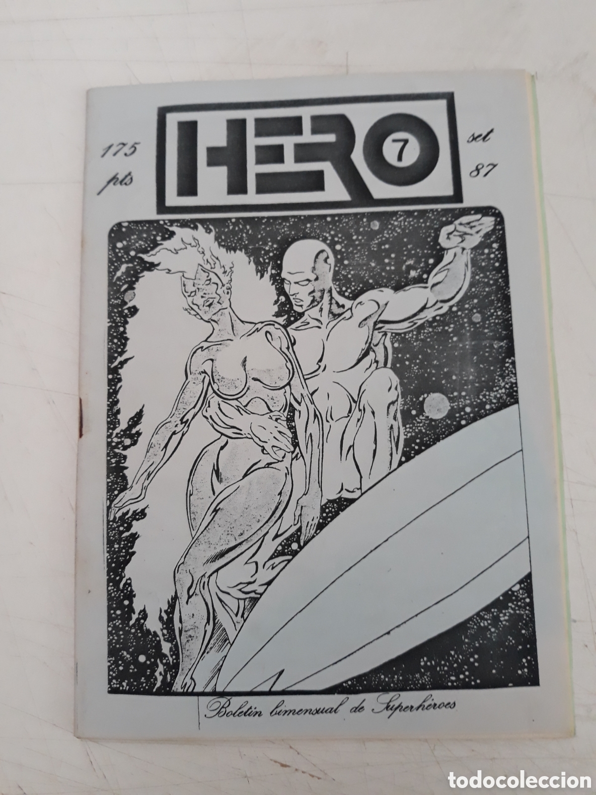 Libros de segunda mano: HERO N&ordm; 7 - FANZINE BIMENSUAL DE SUPER H&Eacute;ROES -