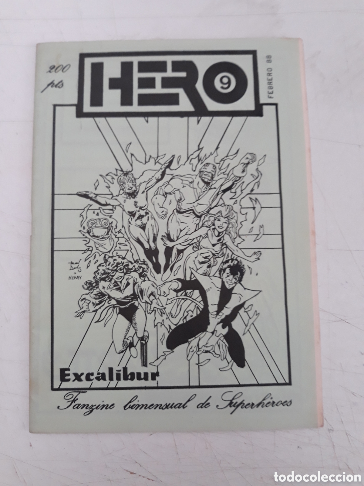 Libros de segunda mano: HERO N&ordm; 9 - FANZINE BIMENSUAL DE SUPER H&Eacute;ROES