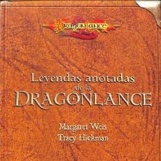 Libros de segunda mano: LEYENDAS ANOTADAS DE LA DRAGONLANCE