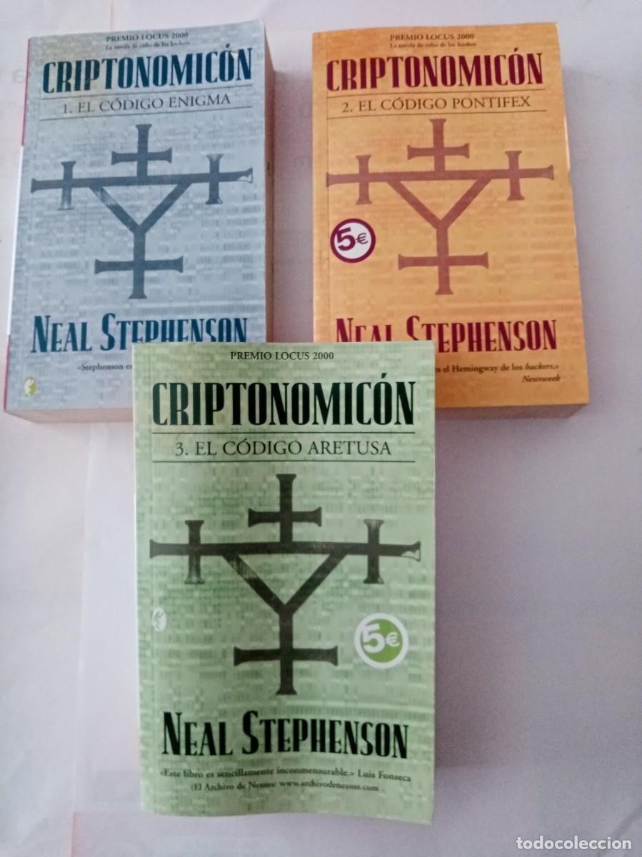 Libros de segunda mano: CRIPTONOMICON ( 3 VOL.) . Neal Stephenson ( BYBLOS ) - Foto 1