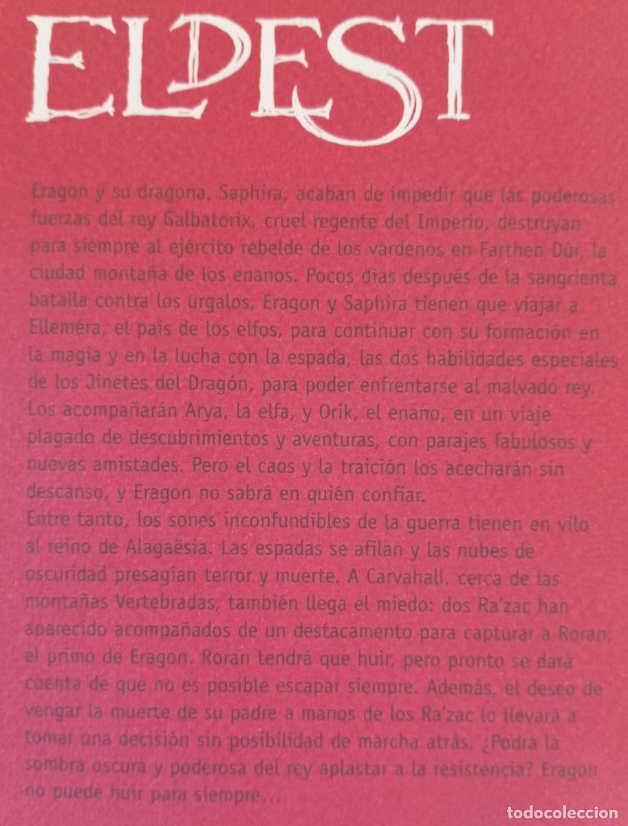 Libros de segunda mano: ELDEST - CHRISTOPHER PAOLINI - Foto 2