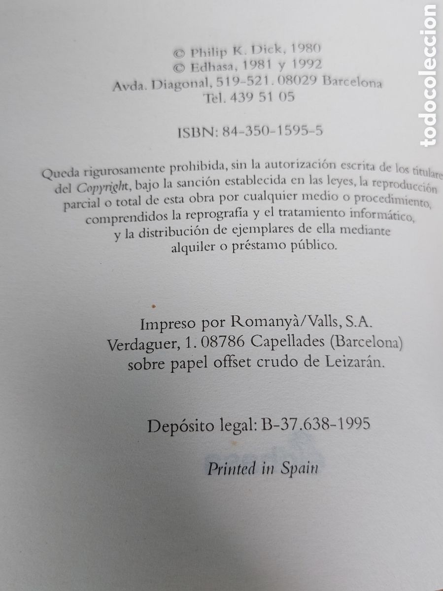 Libros de segunda mano: BLADE RUNNER a&ntilde;o 1995 - Foto 2