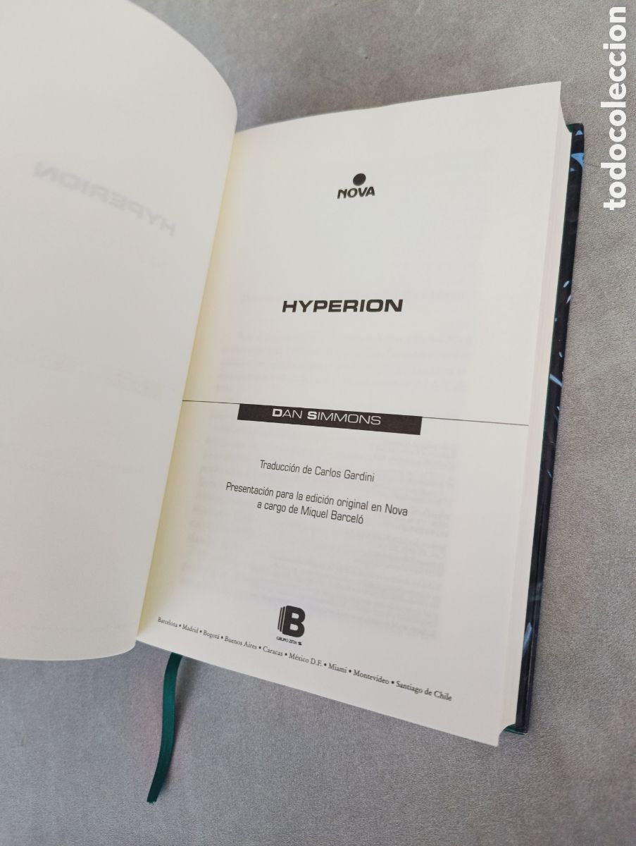 Libros de segunda mano: Hyperion. Dan Simmons. Nova. Los Cantos de Hyperion I. - Foto 5