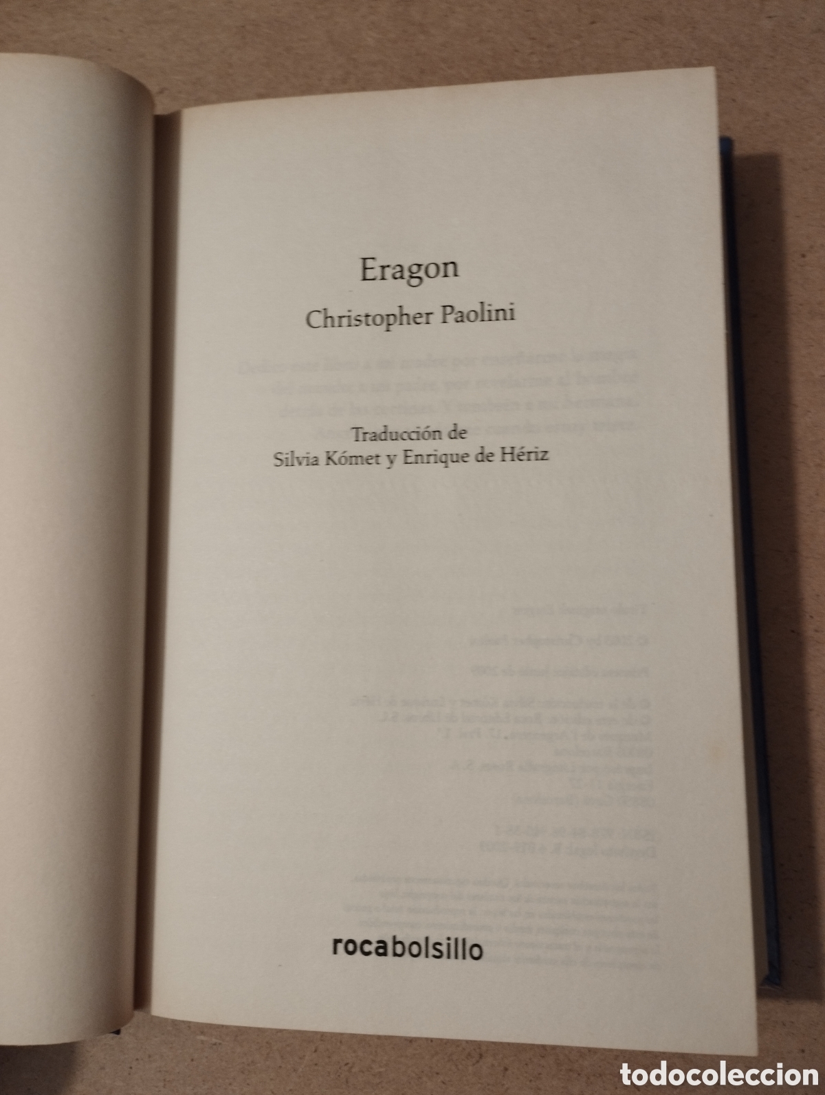 Libros de segunda mano: ERAGON (CHRISTOPHER PAOLINI) - Foto 3