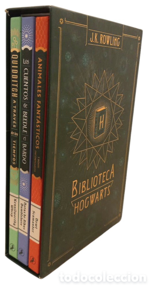Libros de segunda mano: BIBLIOTECA HIGWARTS. ESTUCHE ROWLING J.K. 3 LIBROS