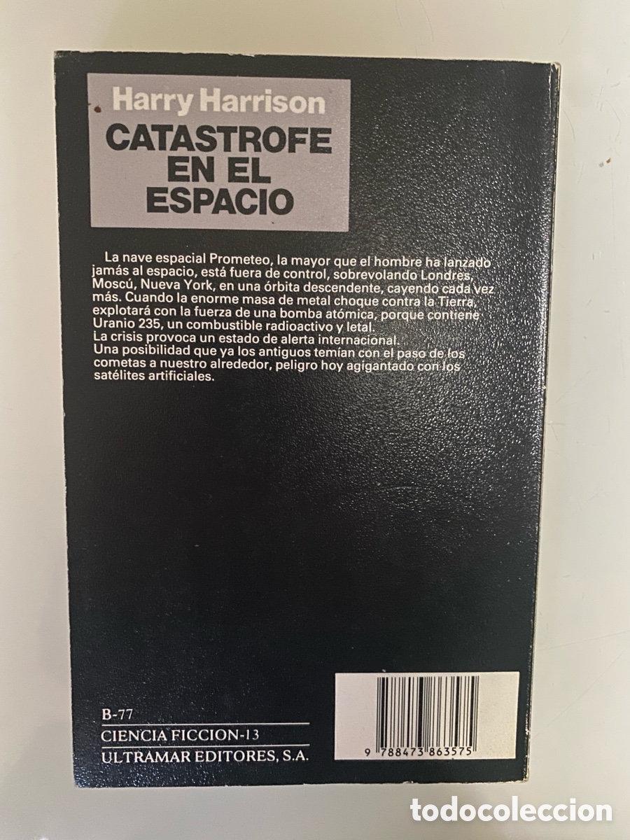 Libros de segunda mano: Cat&aacute;strofe en el espacio - HARRISON, Harry - Foto 2