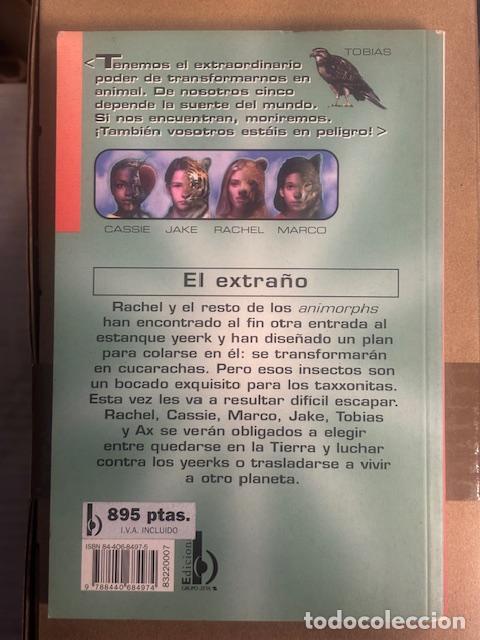 Libros de segunda mano: ANIMORPHS 7: EL EXTRA&Ntilde;O, K.A.APPLEGATE, EDICIONES B, 1.998 - Foto 2