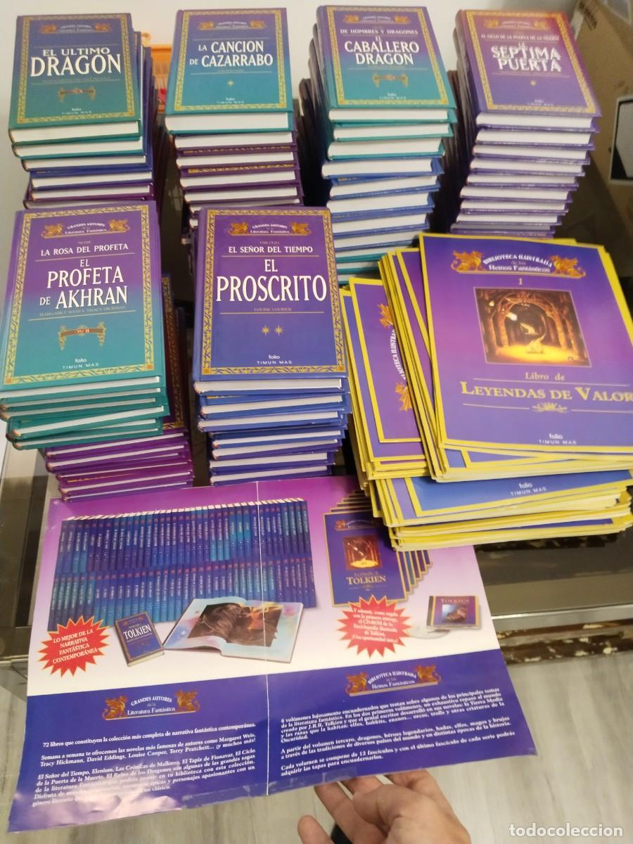 Libros de segunda mano: COLECCI&Oacute;N GRANDES AUTORES DE LA LITERATURA FANT&Aacute;STICA EDICION 72 LIBROS Y FASC&Iacute;CULOS COMPLETA FOLIO