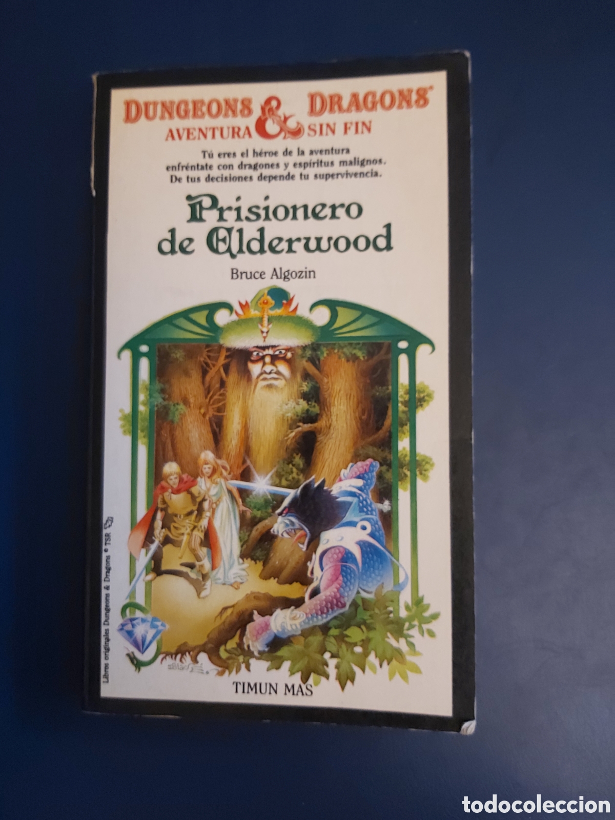 Libros de segunda mano: PRISIONERO DE ELDERWOOD AVENTURA SIN FIN 15 DUNGEONS & DRAGONS TIMUN M&Aacute;S 1987