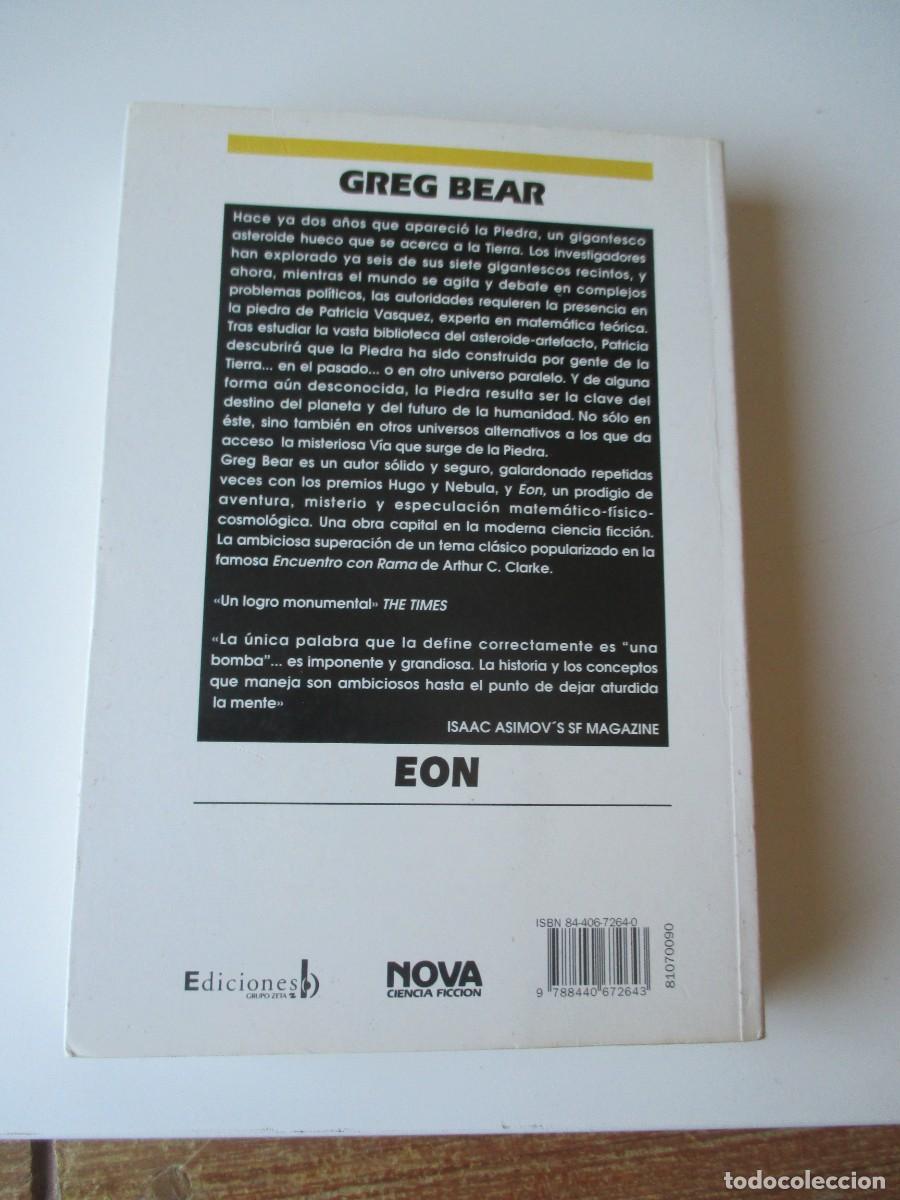 Libros de segunda mano: GREG BEAR Eon W34416 - Foto 2