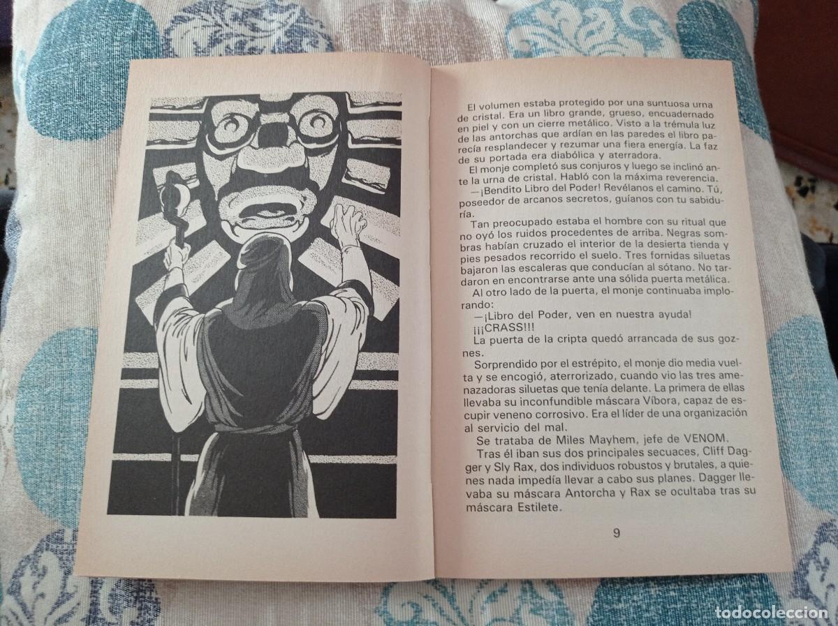 Libros de segunda mano: MASK 4 - El Libro Del Poder - 1989 - Ediciones Toray - Foto 6