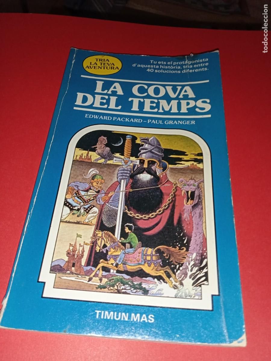 Libros de segunda mano: LA COVA DEL TEMPS - TRIA LA TEVA AVENTURA - n&deg;1