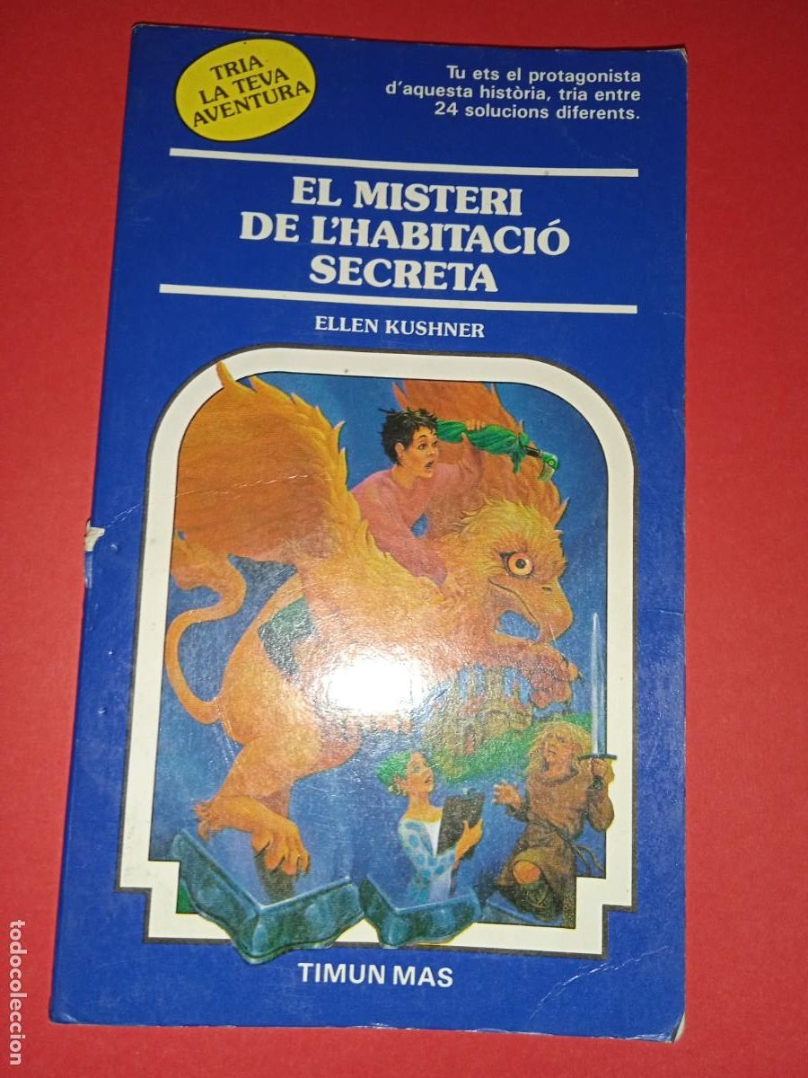 Libros de segunda mano: Tria la teva aventura #45. EL MISTERI DE L,HABITACI&Oacute; SECRETA - (Timun Mas 1988)