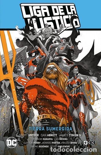 Livros em segunda m&atilde;o: LIGA JUSTICIA 02: TIERRA SUMERGIDA - SNYDER, J. T. IV, A. - ECC - 2021