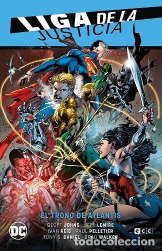 Second hand books: LIGA DE LA JUSTICIA VOL. 03: EL TRONO DE ATLANTIS - JOHNS, GEOFF/LEMIRE, JEFF - ECC - 2022