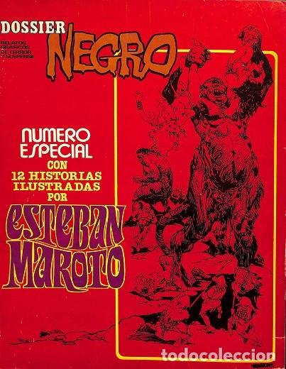 Gebrauchte B&uuml;cher: DOSSIER NEGRO. 12 historias ilustradas por Esteban Maroto - V.V.A. - Editores Varios - 1970
