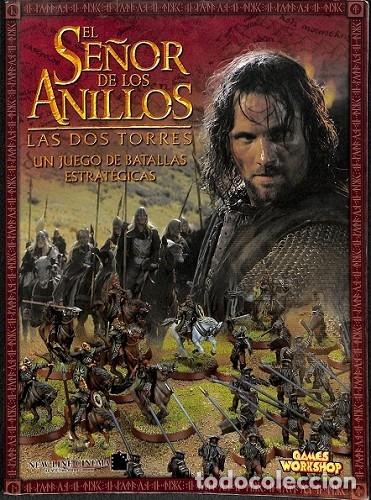 Libros de segunda mano: EL SE&Ntilde;OR DE LOS ANILLOS LAS DOS TORRES - VARIOS AUTORES - WARHARMMER WORKSHOP - 2002