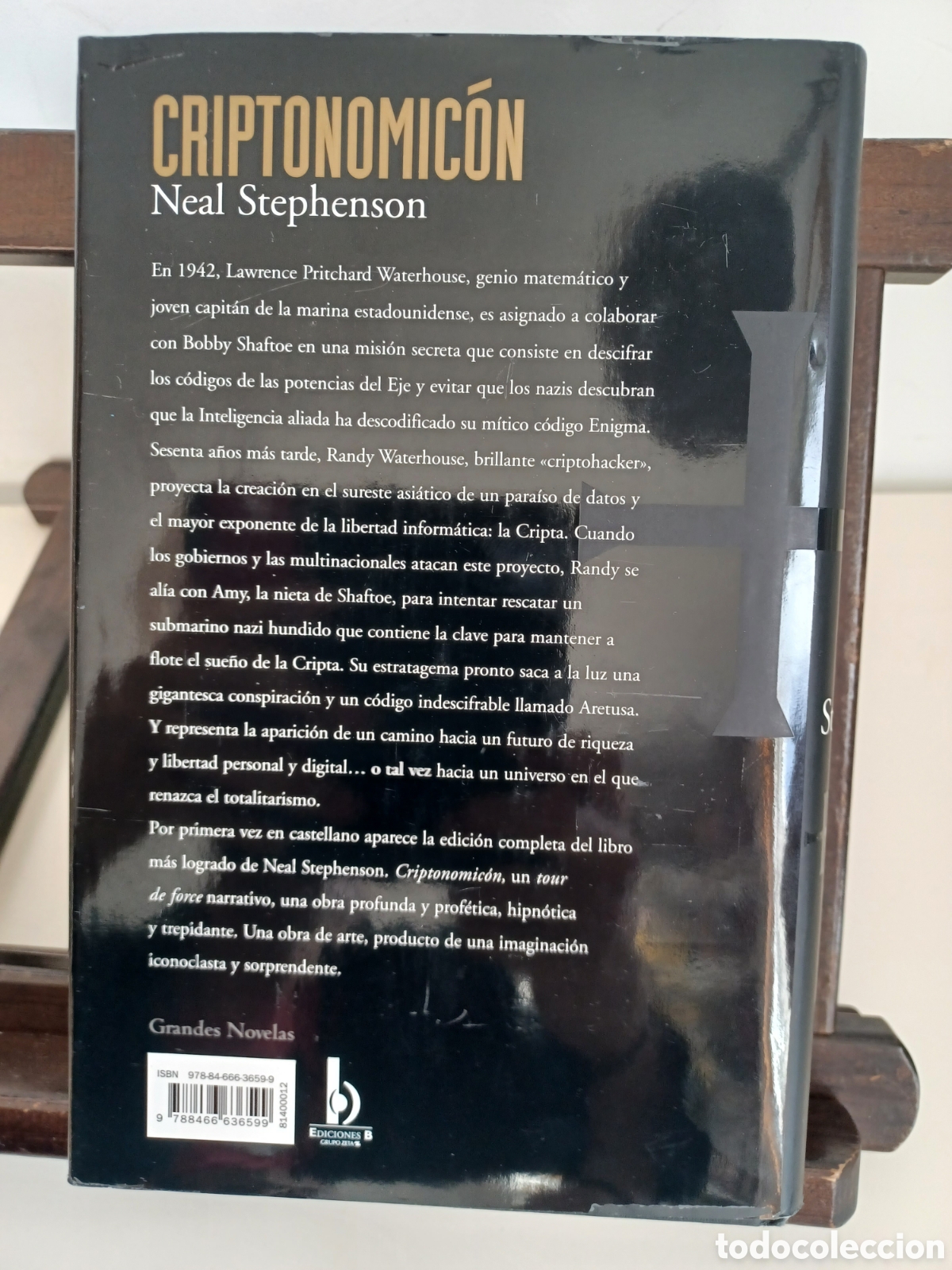 Libros de segunda mano: Criptonomic&oacute;n/ Neal Stephenson/ Primera edici&oacute;n Ediciones B, 2007 - Foto 2