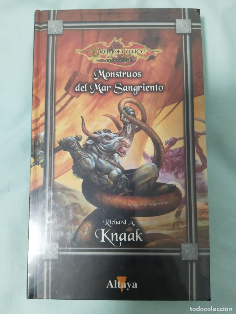 Libros de segunda mano: MONSTRUOS DEL MAR SANGRIENTO, RICHARD A. KNAAK, DRAGONLANCE, ALTAYA.