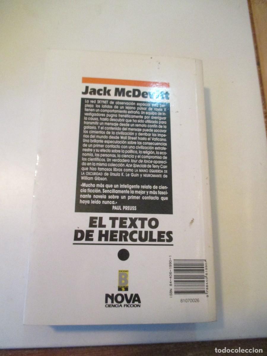 Libros de segunda mano: JACK McDEVITT El texto de H&eacute;rcules W36891 - Foto 2