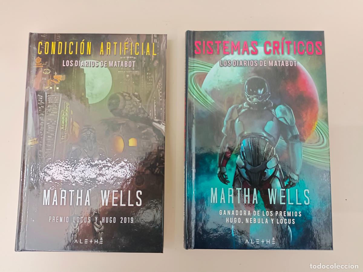 Libros de segunda mano: &rdquo;Los diarios de Matabot: Sistemas cr&iacute;ticos/ Condici&oacute;n Artificial&rdquo; 2Vol. Marta Wells