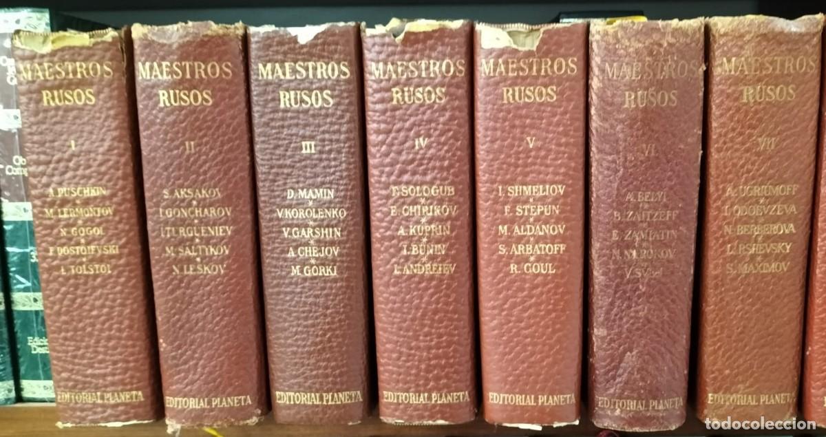 Libros de segunda mano: Maestros Rusos - Planeta - Vol&uacute;menes 1-7
