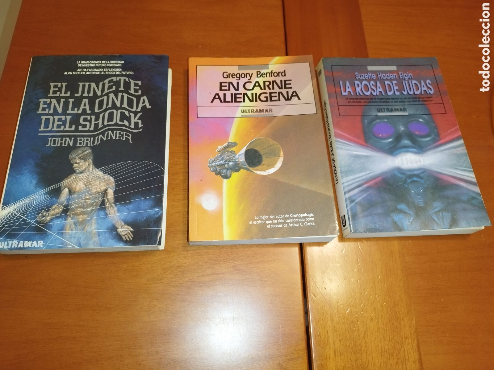 Gebrauchte B&uuml;cher: CIENCIA FICCION:EL JINETE EN LA ONDA DEL SHOCK/EN CARNE ALIENIGENA/LA ROSA DE JUDAS.ULTRAMAR,1985-9