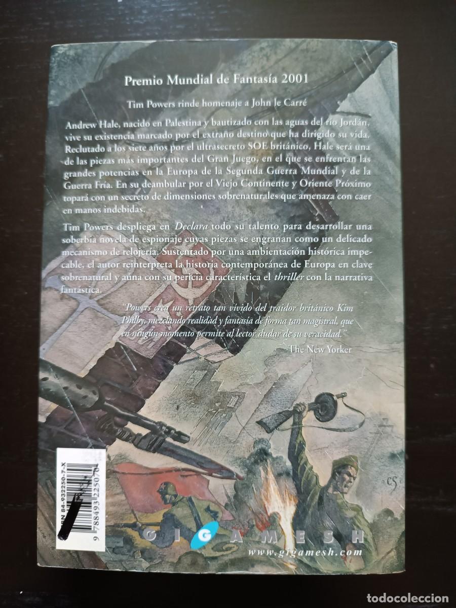Libros de segunda mano: Declara - Tim Powers. Gigamesh - Foto 2