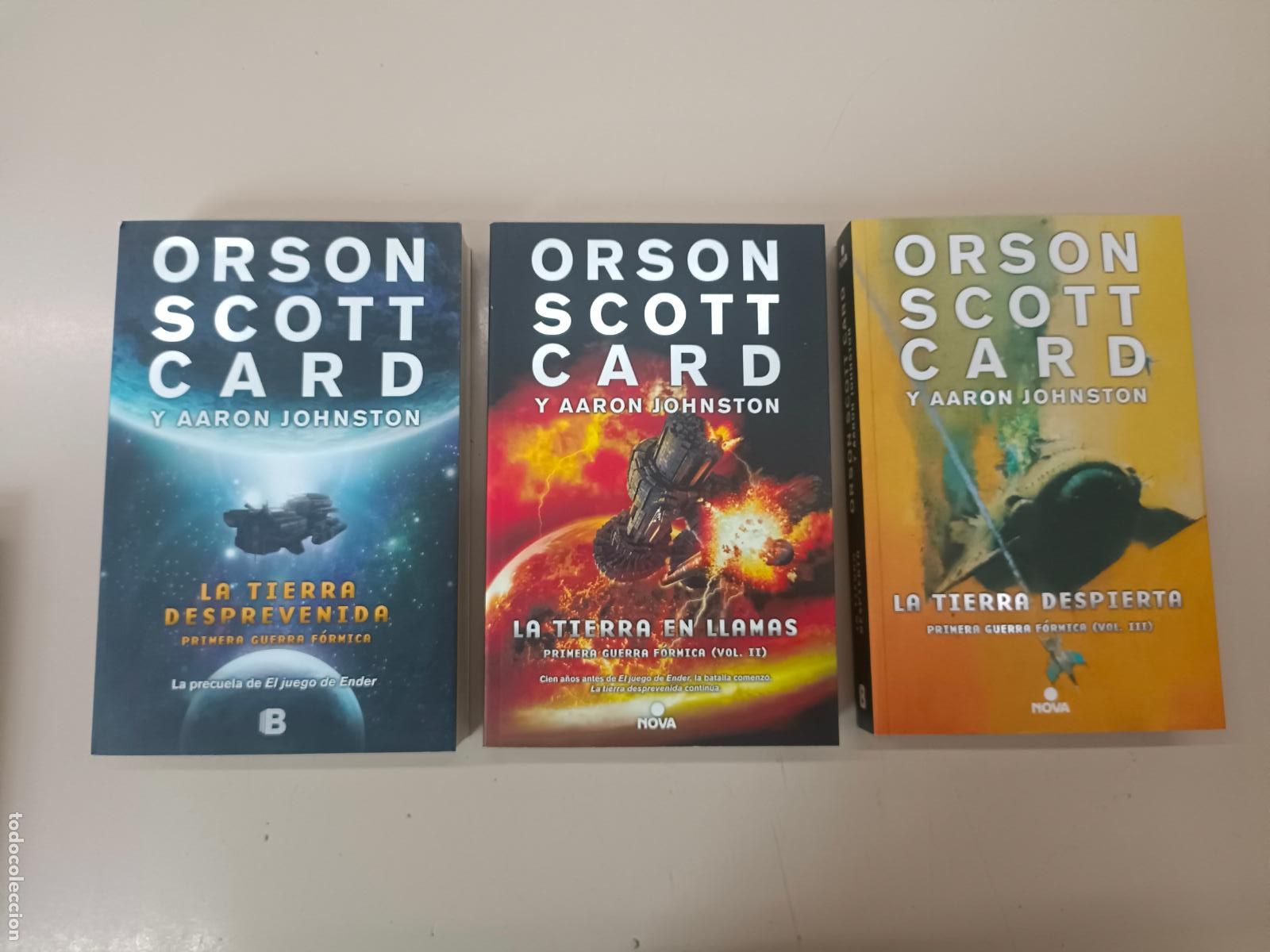 Livres d'occasion: Serie de La primera guerra F&oacute;rmica. ( 3 Vol.).Orson Scott Card y Aaron Johnston