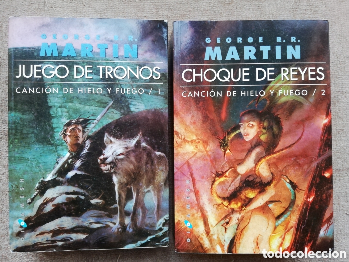 Libros de segunda mano: Canci&oacute;n de hielo y fuego 1 y 2. Juego de tronos y Choque de reyes, de George R. R. Martin