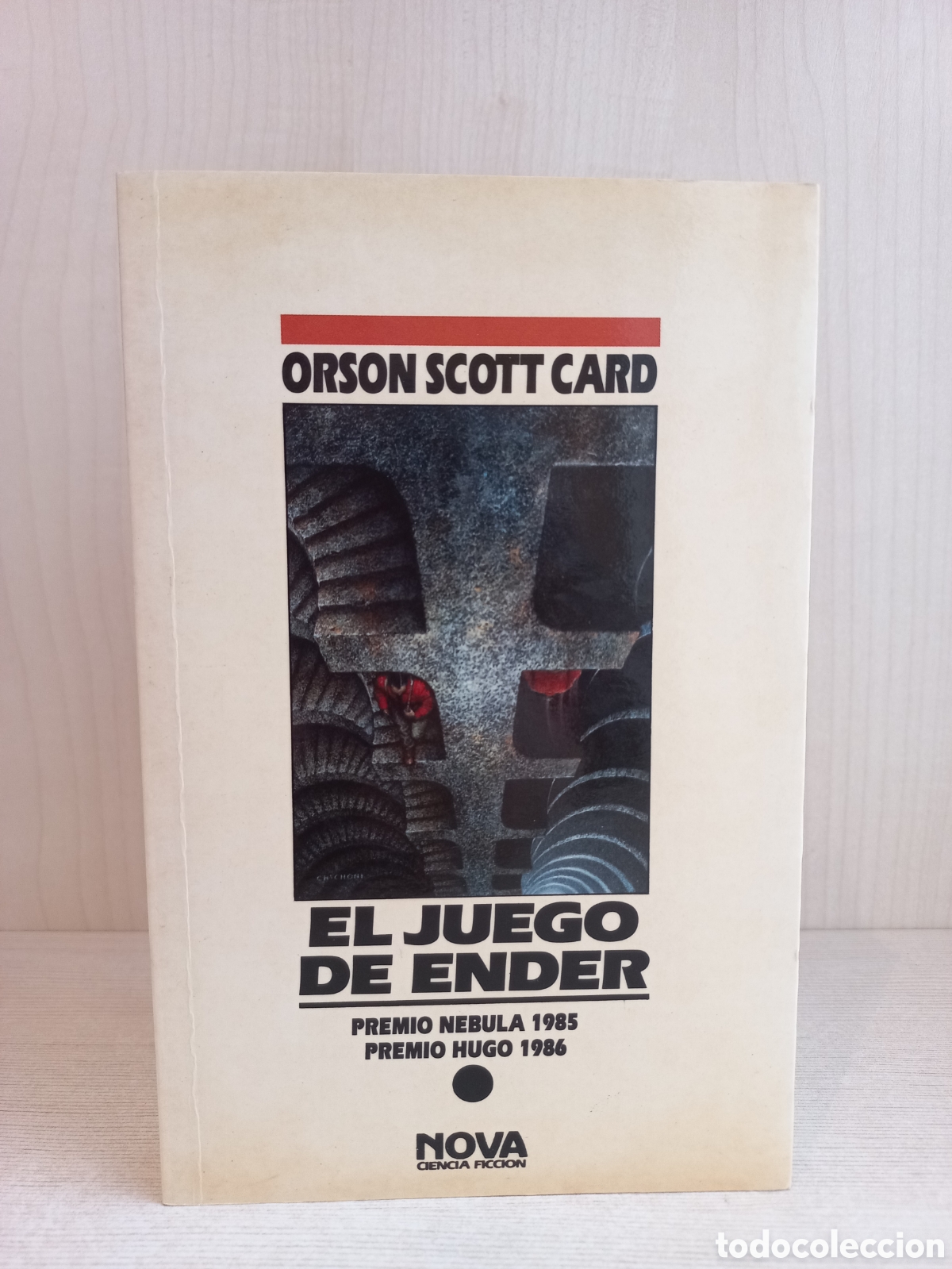 Gebrauchte B&uuml;cher: El juego de Ender. Orson Scott Card. Ediciones B, colecci&oacute;n Nova Ciencia Ficci&oacute;n, 1988.