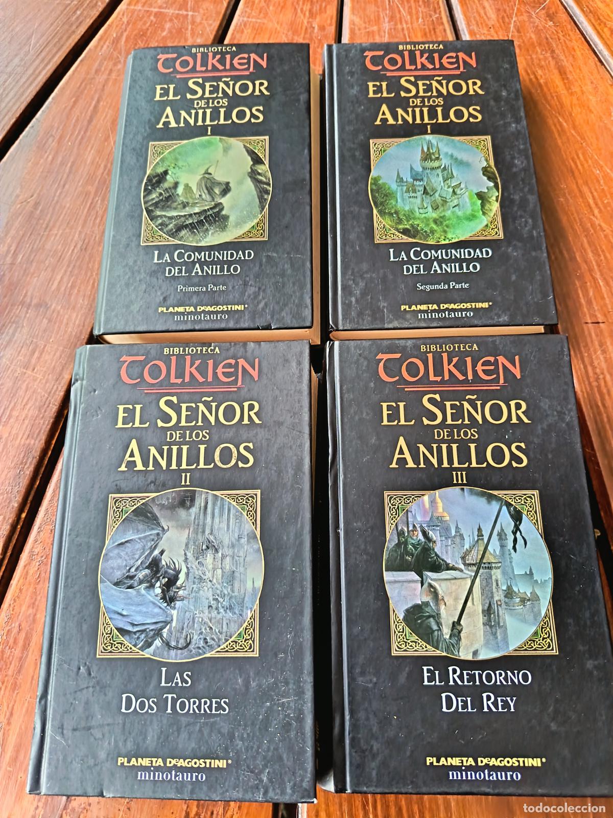 Libros de segunda mano: EL SE&Ntilde;OR DE LOS ANILLOS. 4 TOMOS. COMPLETA. BIBL. TOLKIEN. PLANETA.