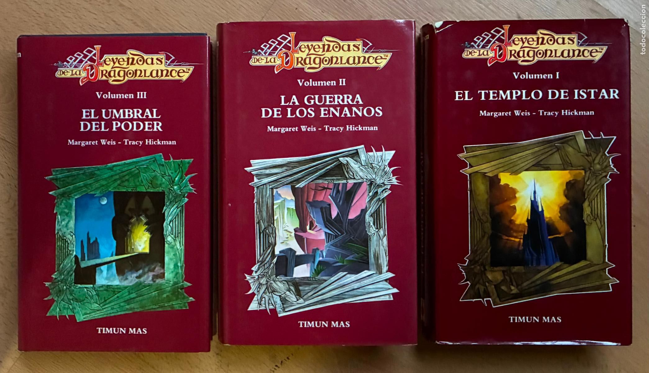 Livros em segunda m&atilde;o: LEYENDAS DE DRAGONLANCE, 3 VOLUMENES, TIMUN MAS