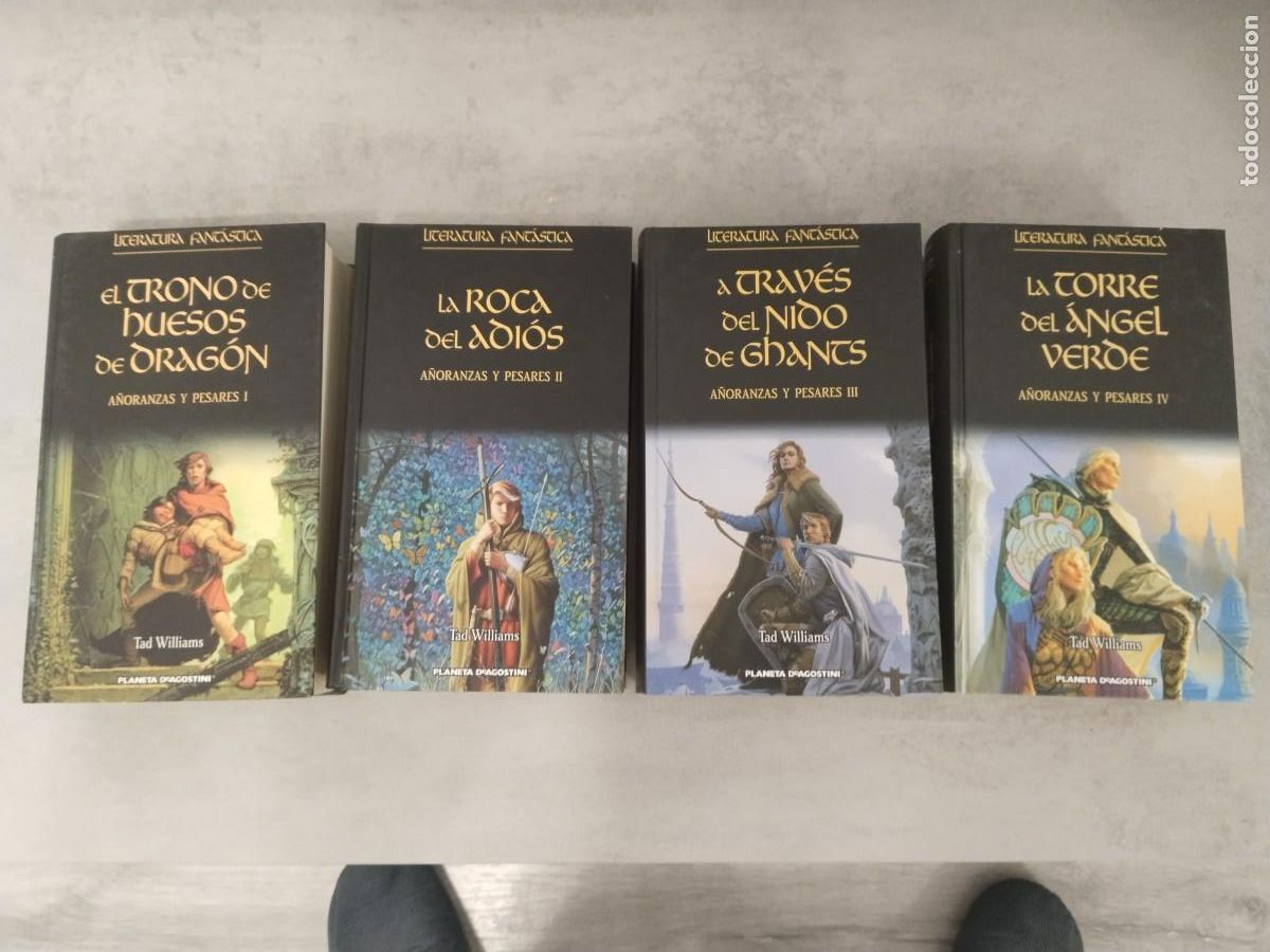 Libri di seconda mano: TETRALOG&Iacute;A A&Ntilde;ORANZAS Y PESARES, COMPLETA 4 TOMOS, TAD WILLIAMS PLANETA TAPA DURA