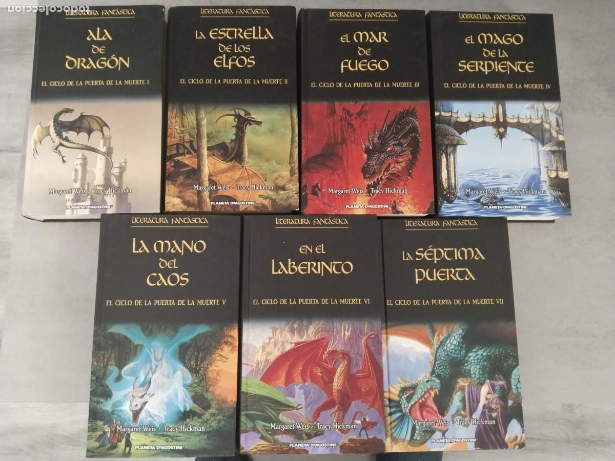 Second hand books: COLECCI&Oacute;N EL CICLO DE LA PUERTA DE LA MUERTE, COMPLETA 7 TOMOS PLANETA TAPA DURA