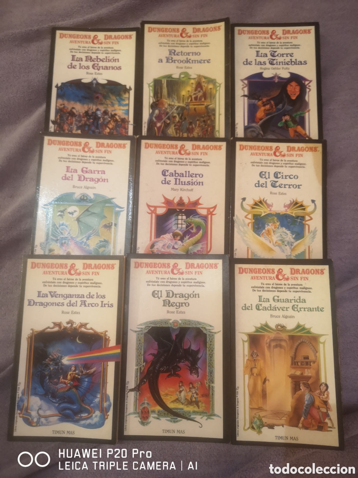 Libri di seconda mano: Dungeons & Dragons Lote de 9 libros de Aventura sin fin - Timun Mas