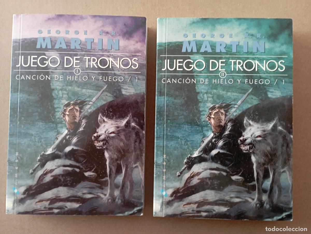 Libros de segunda mano: GEORGE R R MARTIN - JUEGO DE TROMOS 1 Y 2 - CANCI&Oacute;N DE HIELO Y FUEGO - NUEVOS