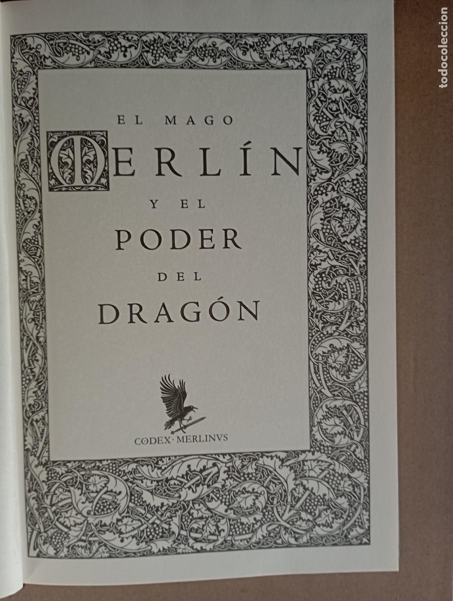 Libros de segunda mano: EL MAGO MERLIN Y EL PODER DEL DRAG&Oacute;N - CODEX MERLINVS - COMO NUEVO - Foto 6