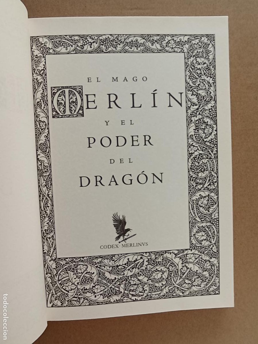 Libros de segunda mano: EL MAGO MERLIN Y EL PODER DEL DRAG&Oacute;N - CODEX MERLINVS - COMO NUEVO - Foto 8