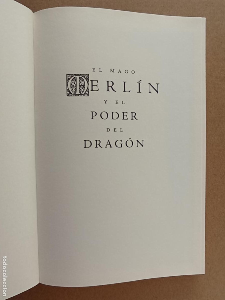 Libros de segunda mano: EL MAGO MERLIN Y EL PODER DEL DRAG&Oacute;N - CODEX MERLINVS - COMO NUEVO - Foto 9