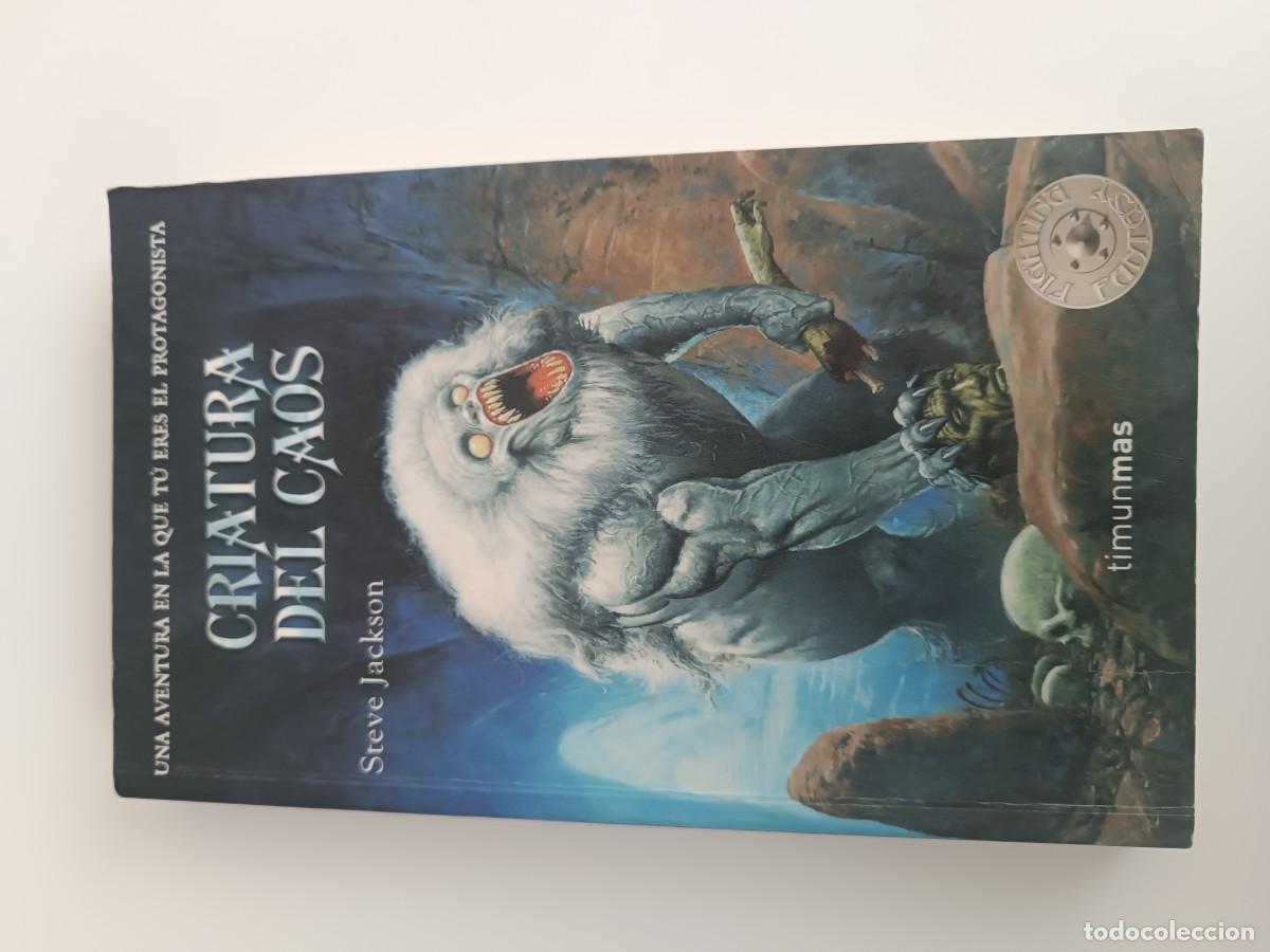 Libros de segunda mano: Criatura del caos, Steve Jackson. Timun Mas.