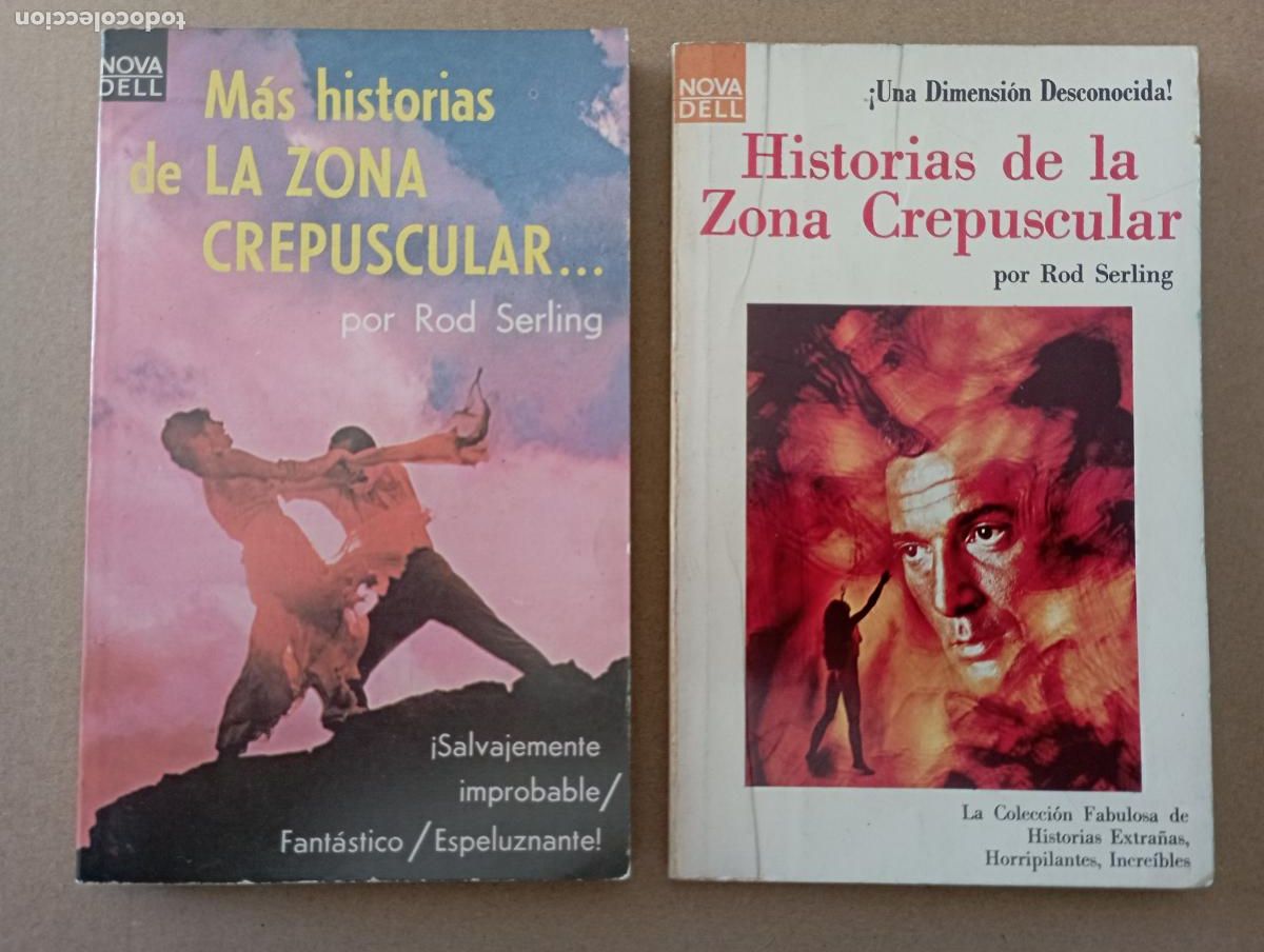 Libros de segunda mano: HISTORIAS DE LA ZONA CREPUSCULAR -MAS HISTORIAS DE LA ZONA CREPUSCULAR - ROD STERLING - 1971 NOVARO