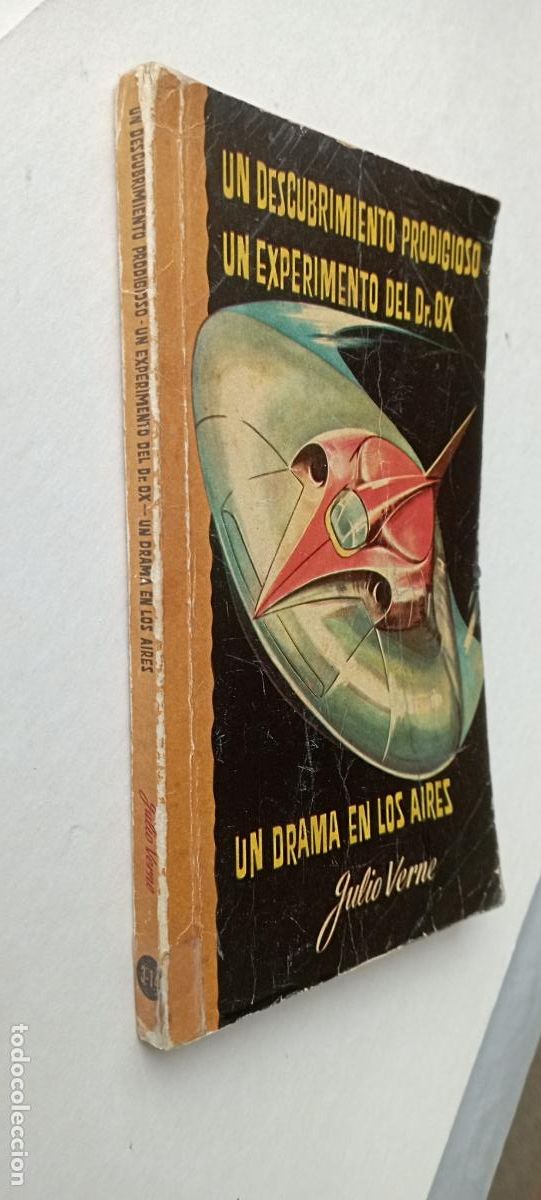 Libros de segunda mano: UN DESCUBRIMIENTO PRODIGIOSO, UN EXPERIMENTO DEL DR. OX - UN DRAMA DE LOS AIRES - JULIO VERNE 1965