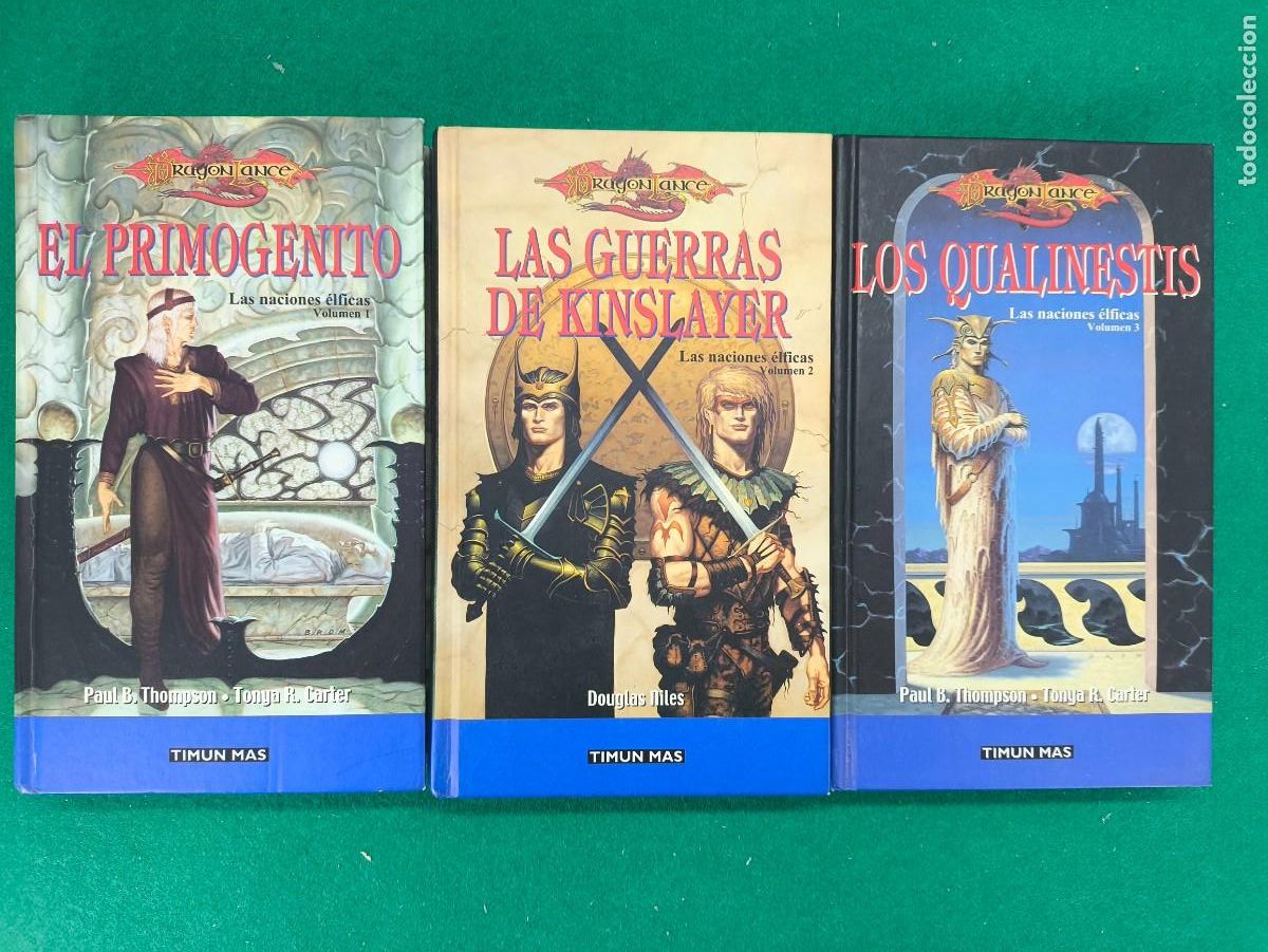 Libros de segunda mano: DRAGON LANCE. LAS NACIONES &Eacute;LFICAS / VV.AA. / 2001. TIMUN MAS
