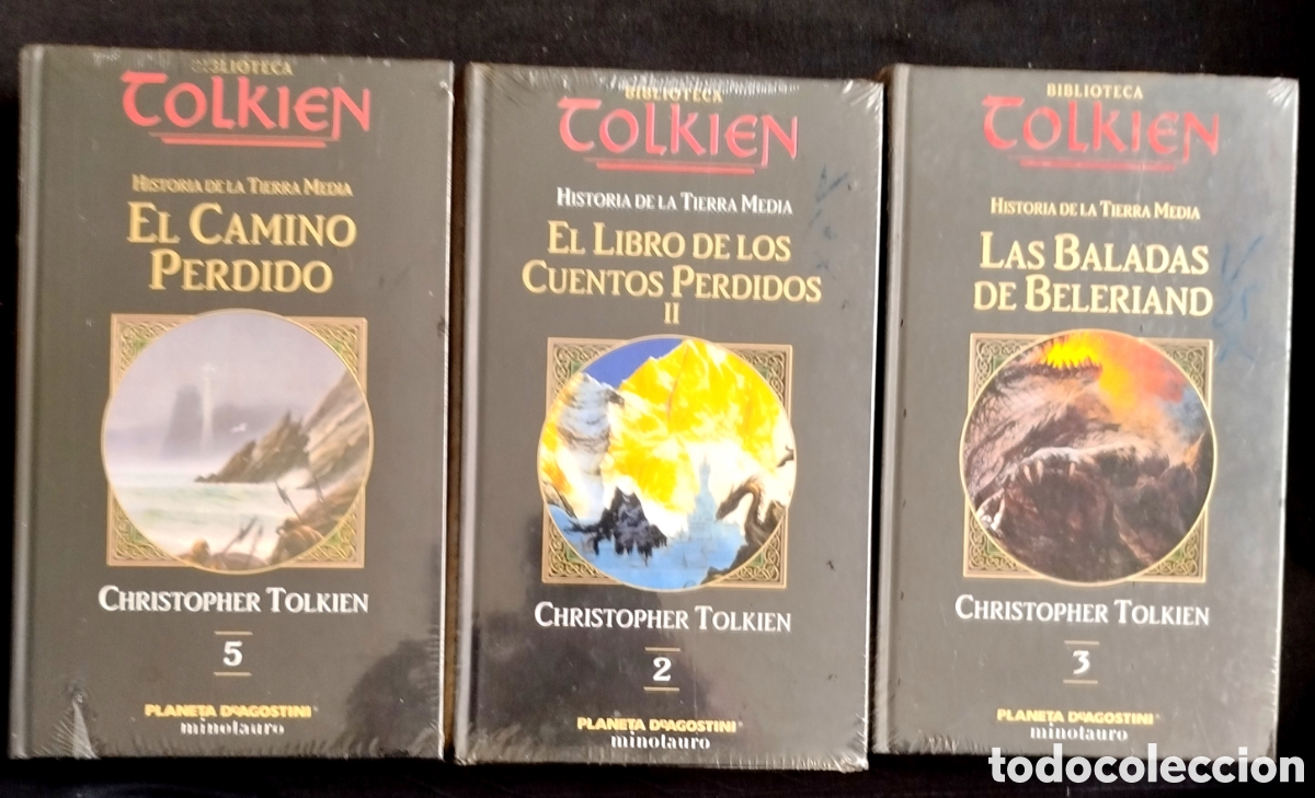 Libros de segunda mano: LOTE EXCLUSIVO BIBLIOTECA TOLKIEN - EDICI&Oacute;N DESCATALOGADA PLANETA DEAGOSTINI/MINOTAURO 2002