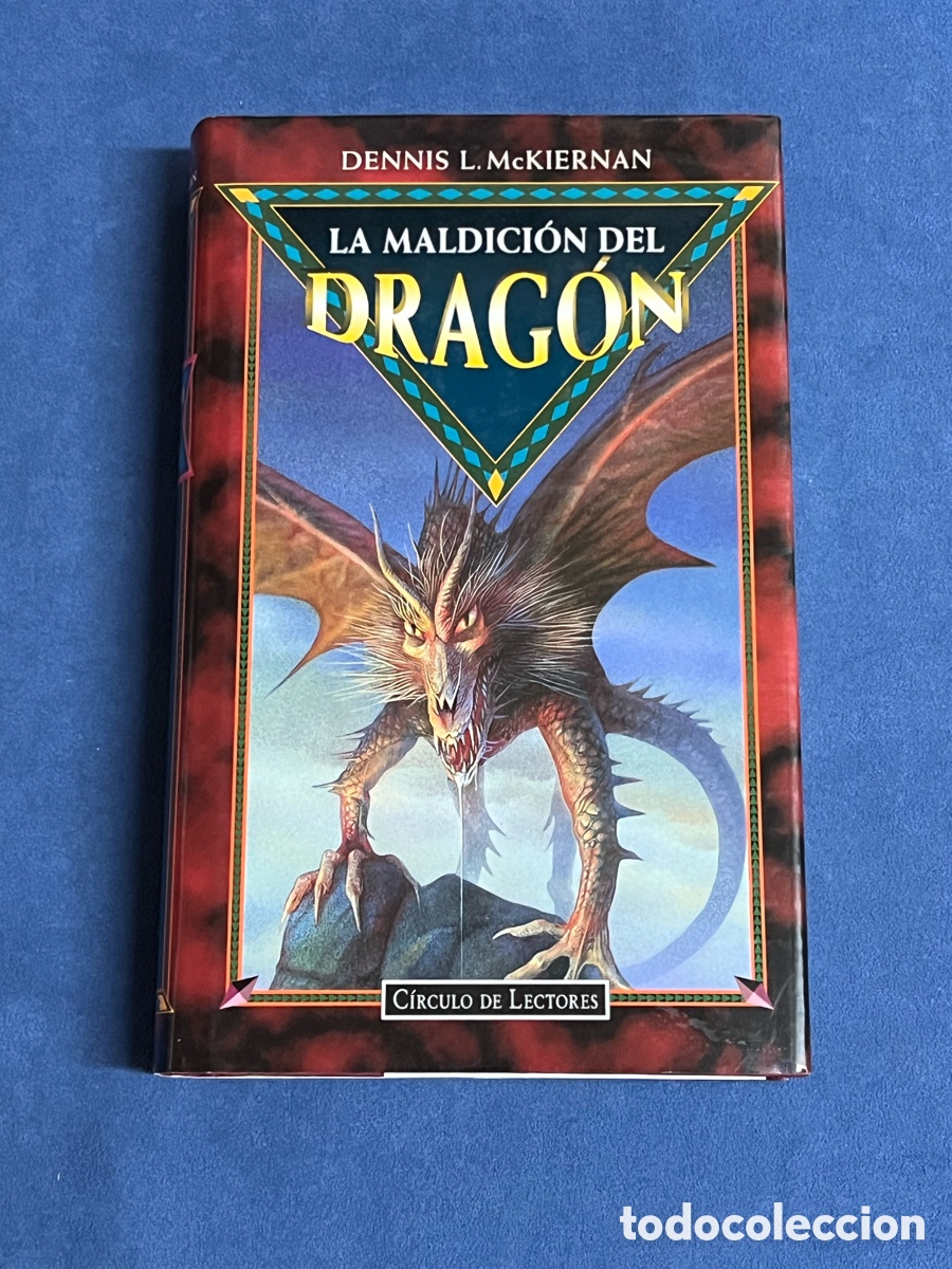 Libros de segunda mano: IMPLECABLE - LA MALDICI&Oacute;N DEL DRAG&Oacute;N. Dennis L McKiernan. C&iacute;rculo de lectores. TAPA DURA
